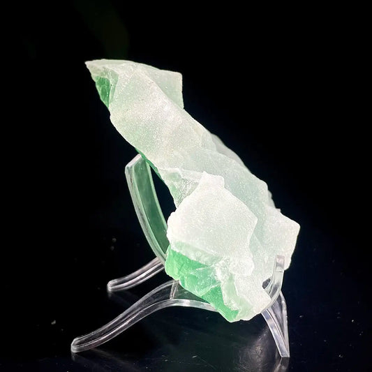 Natural Green Fluorite Crystal Specimen | Hunan, China | 410g | 12.5*9.5*3cm