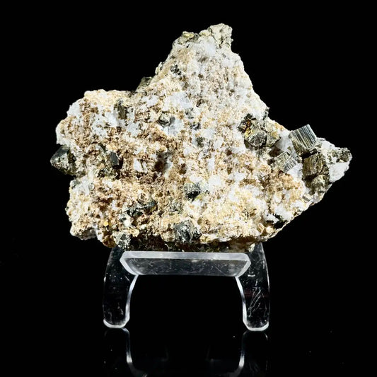 Natural Peruvian Chalcopyrite Mineral Specimen | 320 g | 9.5*8.5*5 cm | Sulfide Minerals | Peru