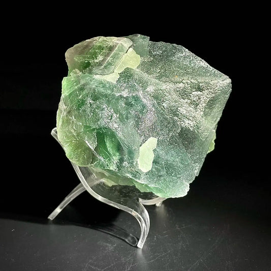 Natural Green Fluorite Crystal Specimen | Hunan, China | 990g | 11*8.5*7.5cm