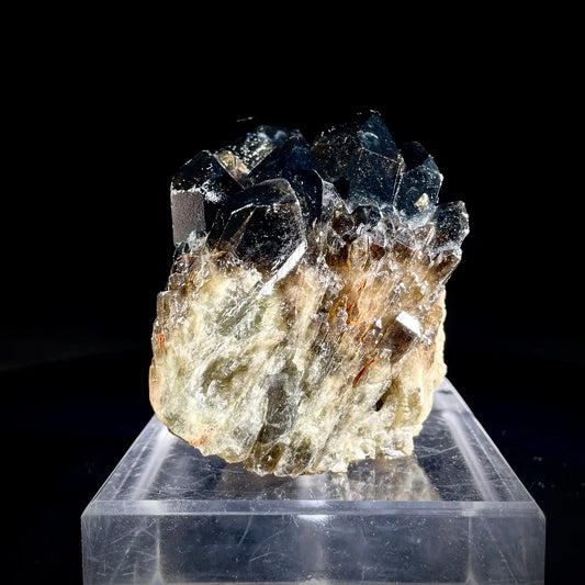 Natural Black Quartz Crystal Specimen | 820 g | 12.5*8*6 cm | Quartz Minerals | Brazil/Madagascar