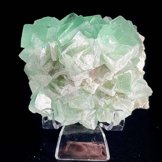 Natural Green Fluorite Crystal Specimen | Hunan, China | 240g | 7*6.5*4.5cm