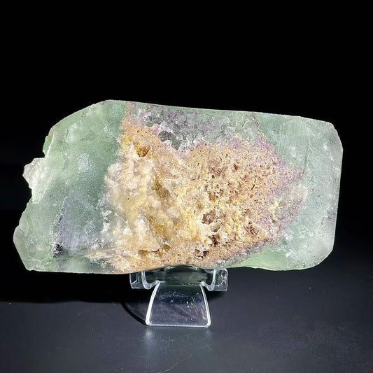 Natural Green Fluorite Crystal Specimen | Hunan, China | 950g | 14*8*5cm