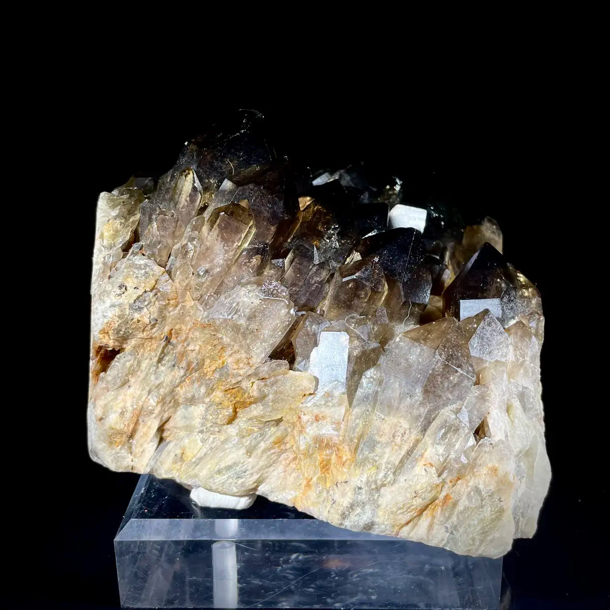 Natural Morion/Smoky Quartz Crystal Specimen | 2290 g | 16.5*15*10 cm | Quartz Minerals | Madagascar