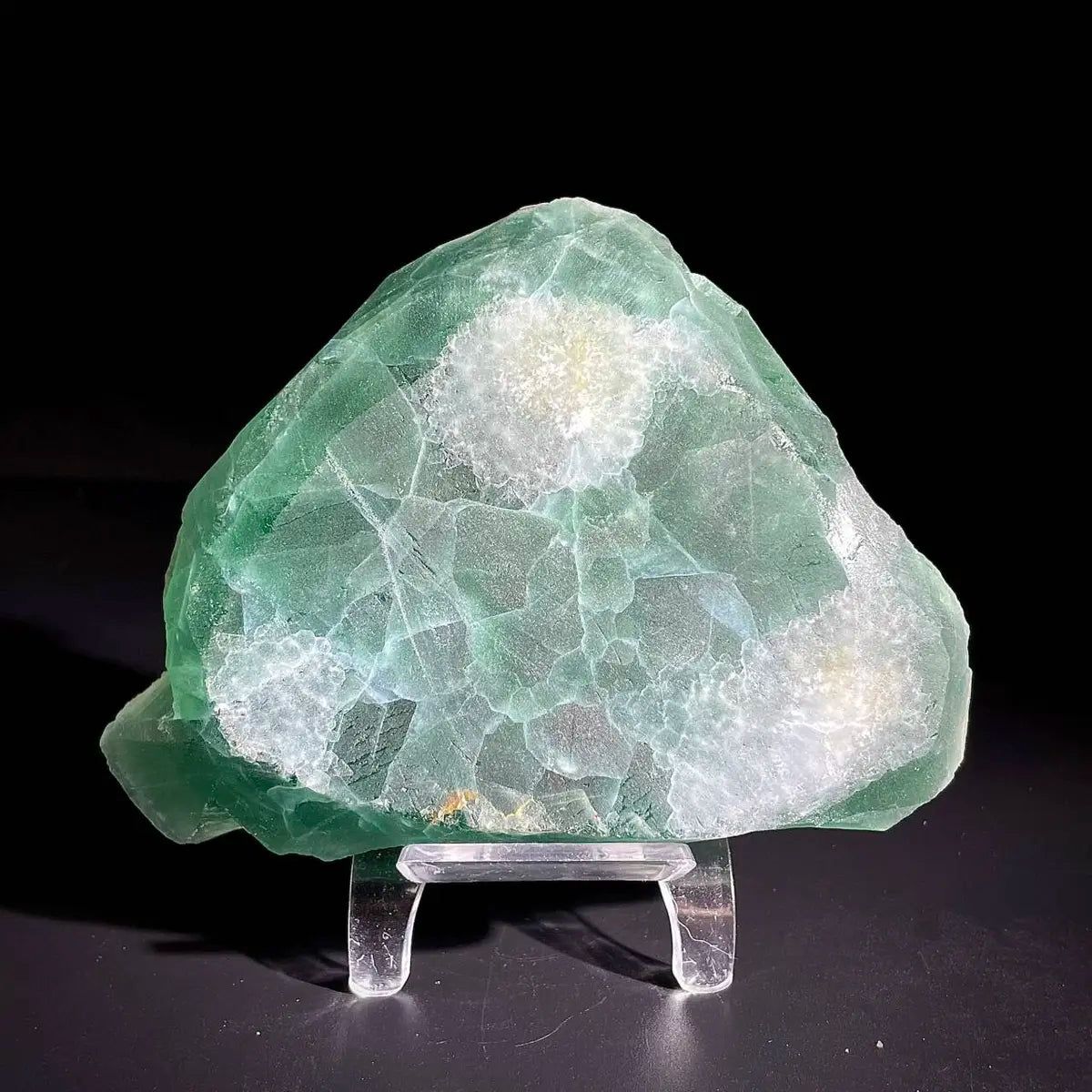 Natural Green Fluorite Crystal Specimen | Hunan, China | 800g | 13.5*10*4cm