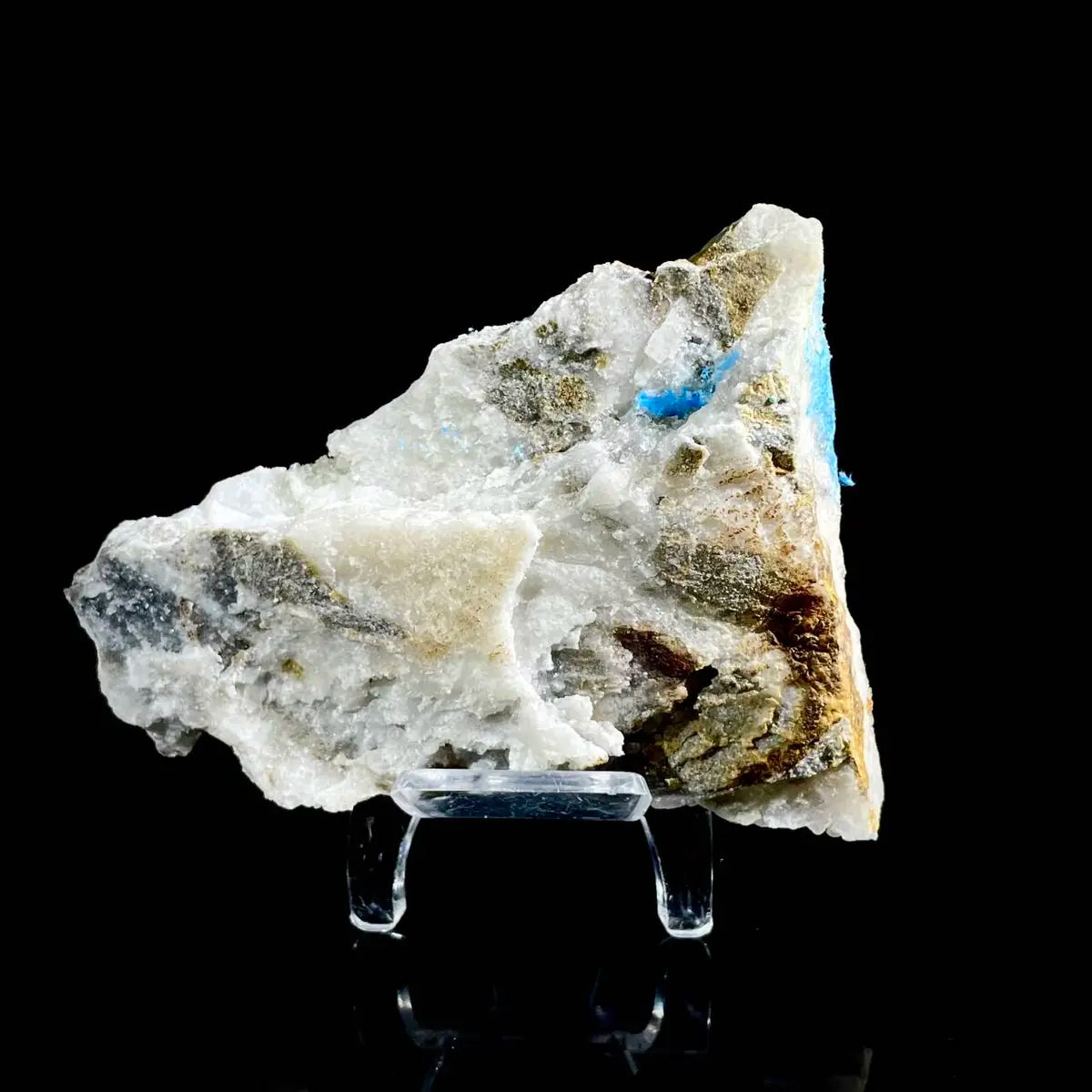 Natural Cyanotrichite Mineral Specimen | 130 g | 9*7*1.5 cm | Cyanotrichite Minerals | Morocco/DRC
