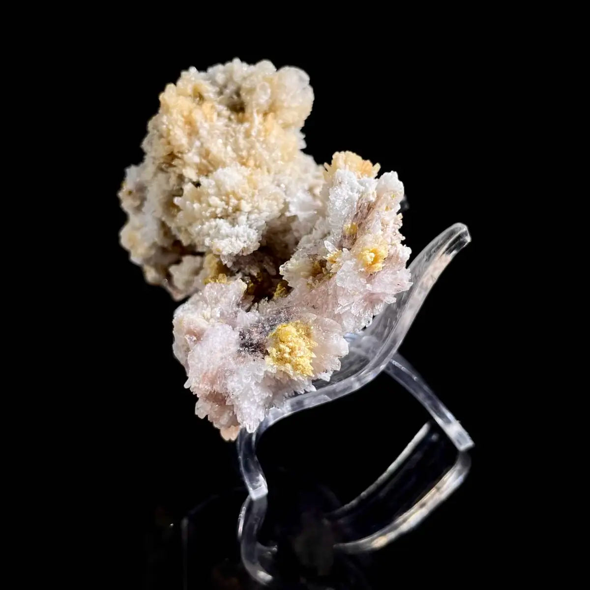 Natural Creedite with Selenite – Guizhou, China – 120 g – 7.5*6*6 cm