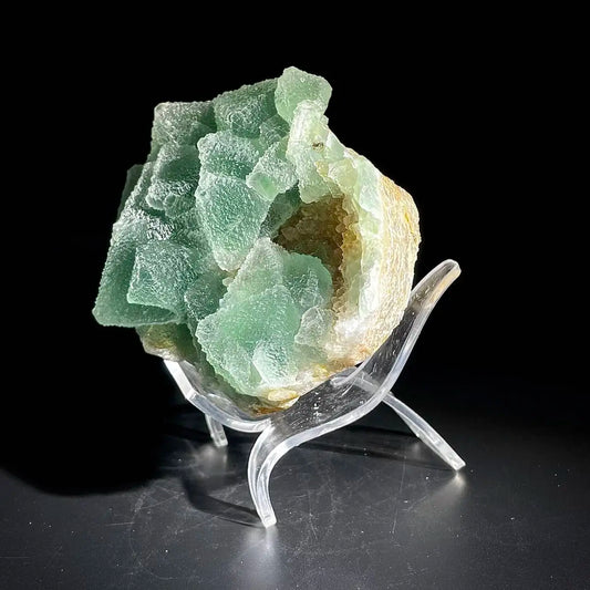 Natural Green Fluorite Crystal Specimen | Hunan, China | 780g | 11.5*8*7cm