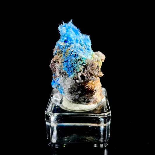 Natural Cyanotrichite Mineral Specimen | 20 g | 3*2.5*2 cm | Cyanotrichite Minerals | Morocco/DRC
