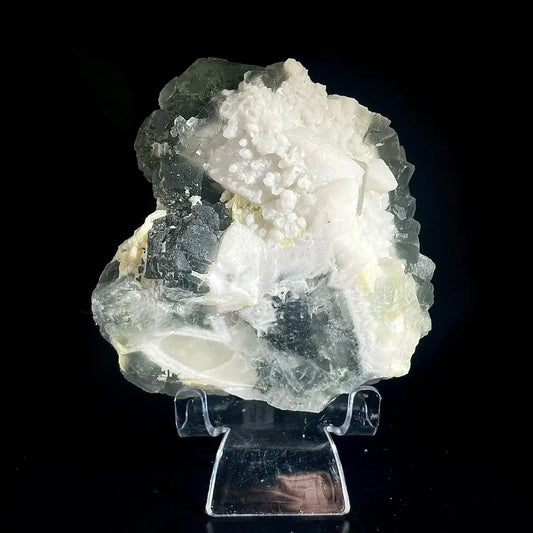 Natural Green Fluorite Crystal Specimen | Hunan, China | 770g | 10*10*6cm