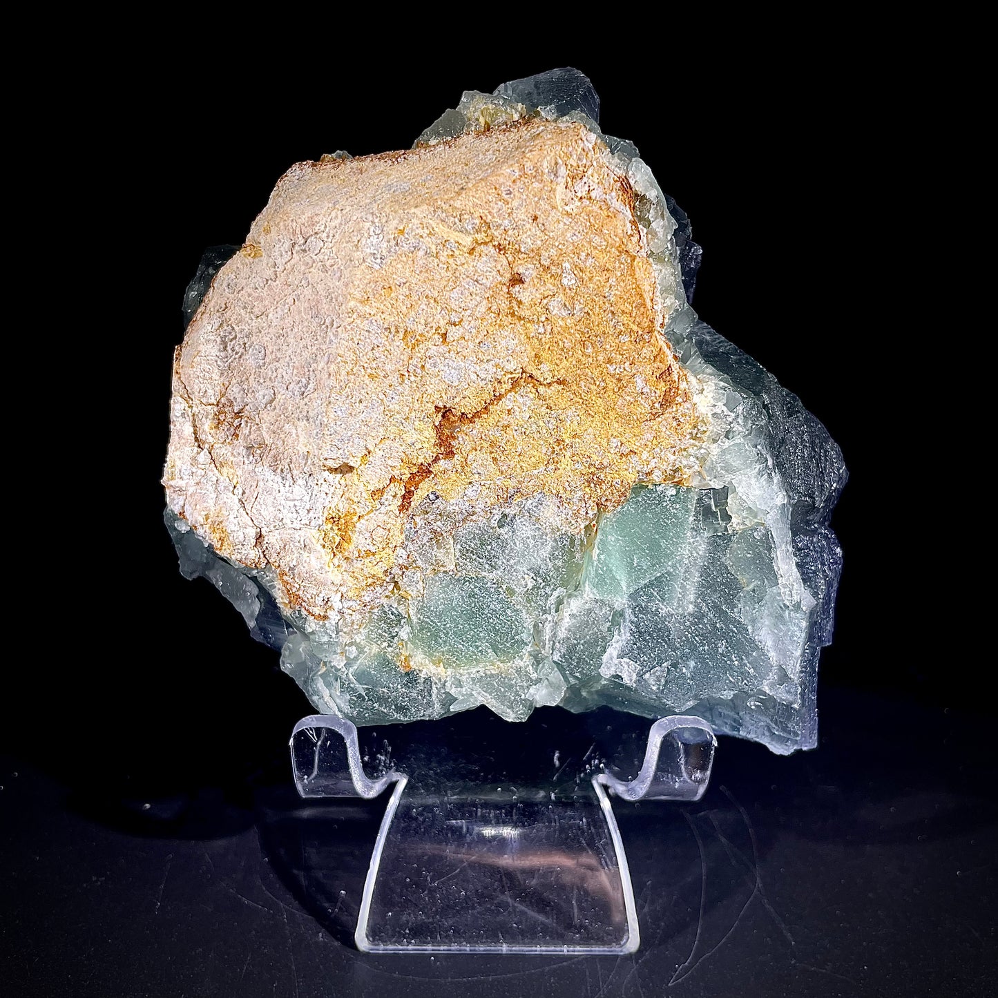 Natural Bule Fluorite Crystal Specimen | Hunan, China | 660g | 12*10*4cm