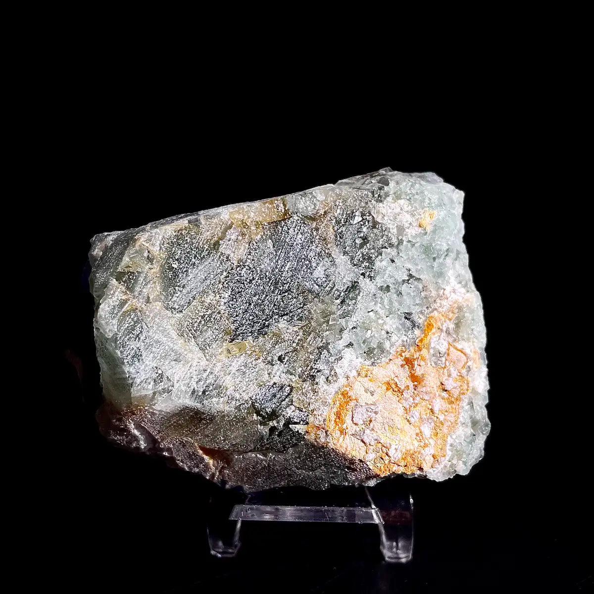 Natural Bule Fluorite Crystal Specimen | Hunan, China | 350g |9*7*3cm
