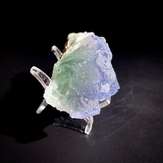 Natural Bule Fluorite Crystal Specimen | Hunan, China | 240g |10.5*4.5*4cm