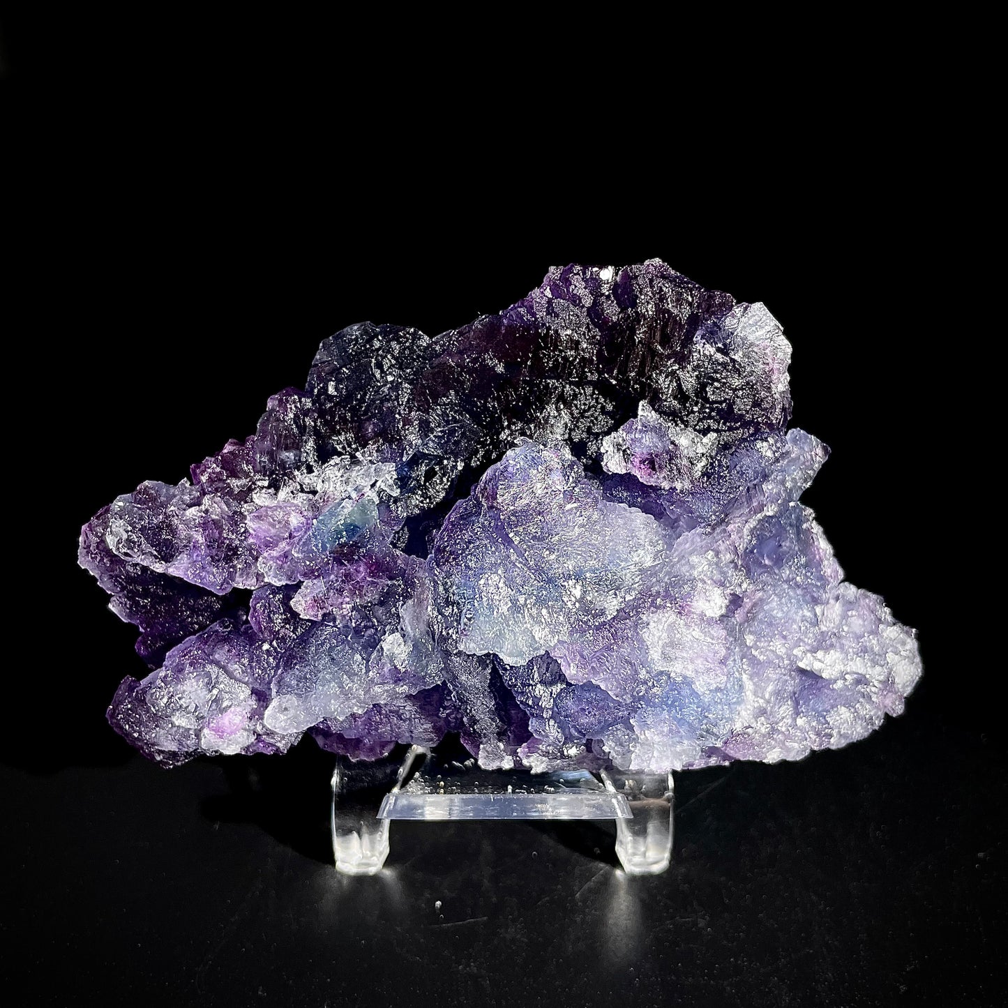 Natural Purple Fluorite Crystal Specimen |Zhejiang, China | 280g | 10*6*3.5cm