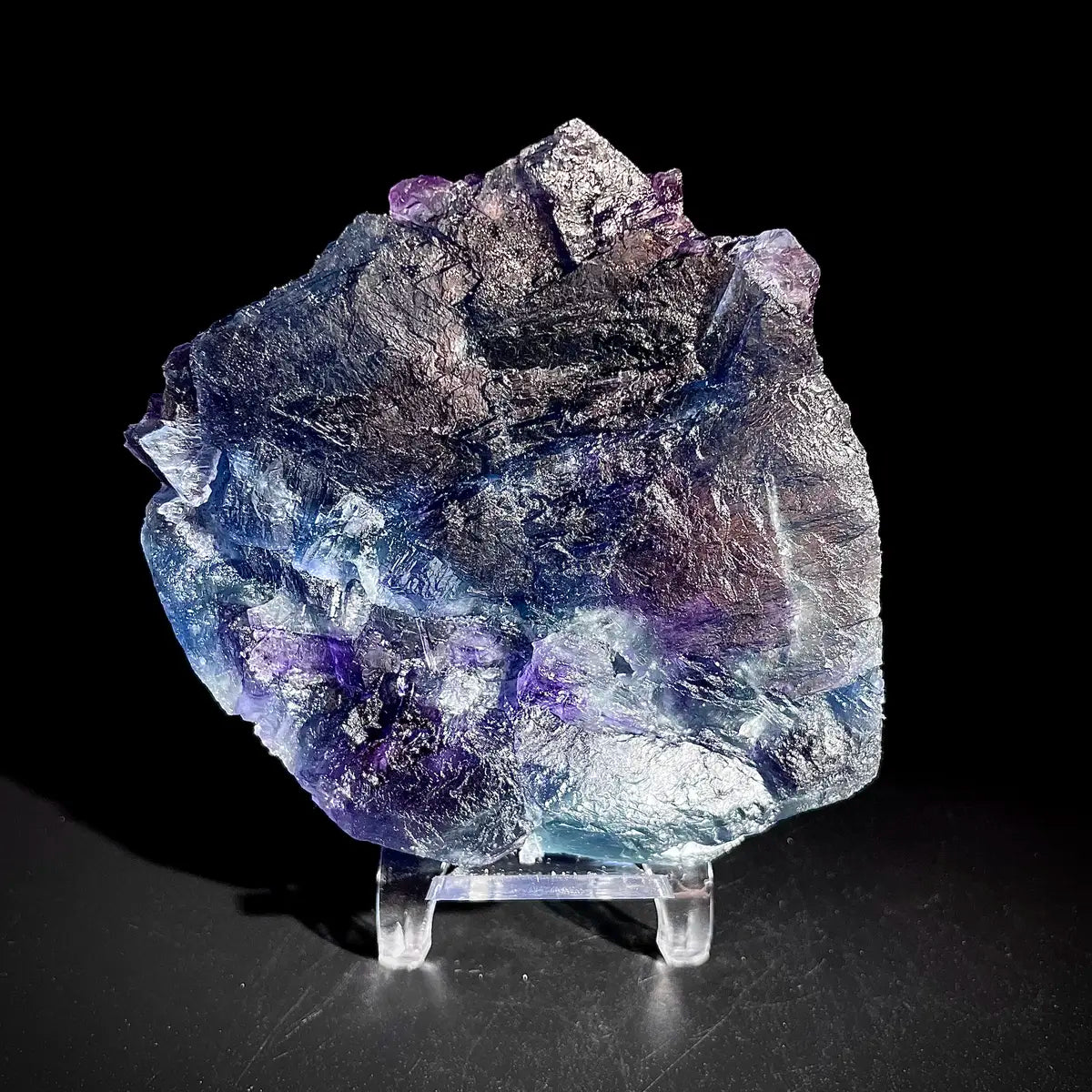 Natural Purple Fluorite Crystal Specimen | Zhejiang, China | 380g |10*9*3.5cm