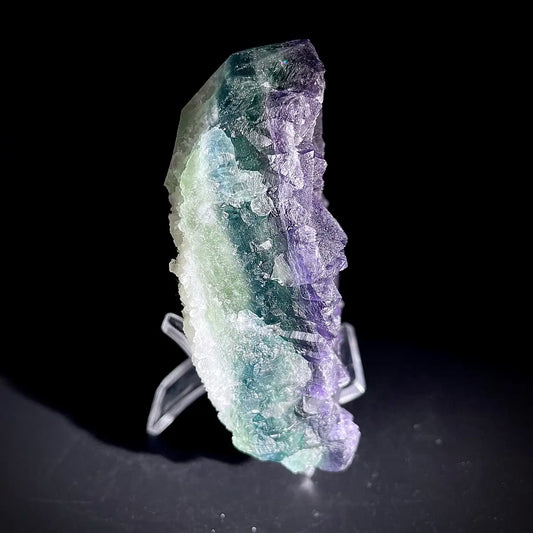 Natural Purple Fluorite Crystal Specimen | Zhejiang, China | 510g |9*9*3cm