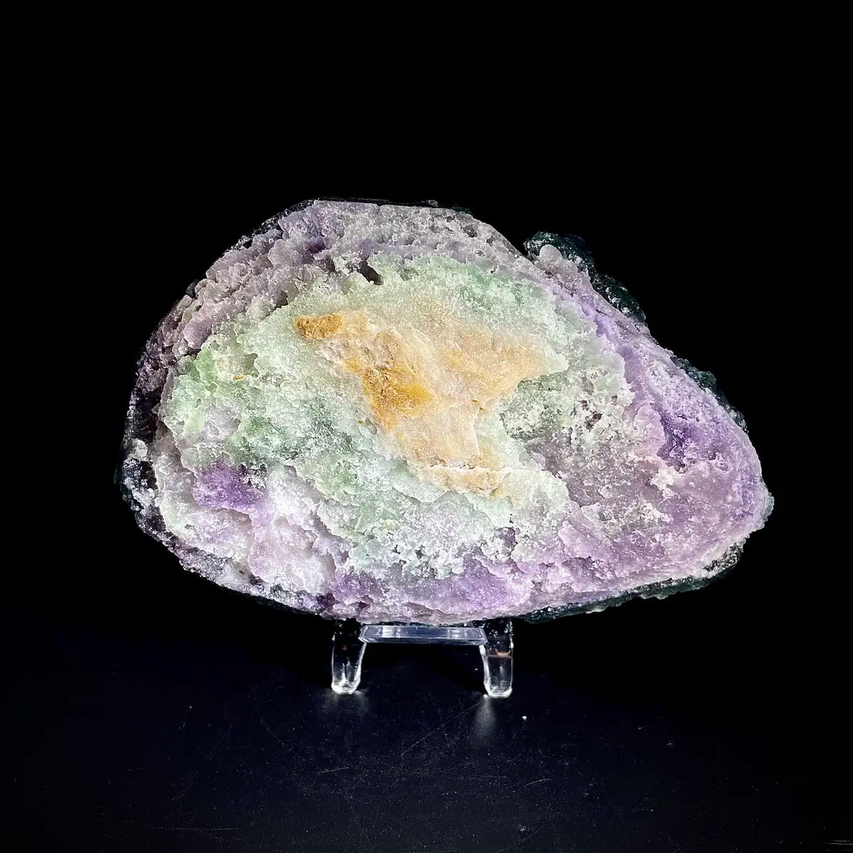 Natural Purple Fluorite Crystal Specimen | Zhejiang, China | 840g |15.5*10*3.5cm