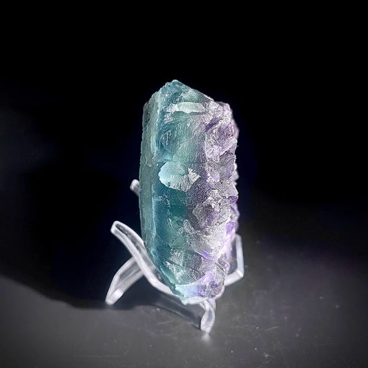 Natural Purple Fluorite Crystal Specimen | Zhejiang, China | 430g |11*8*3cm
