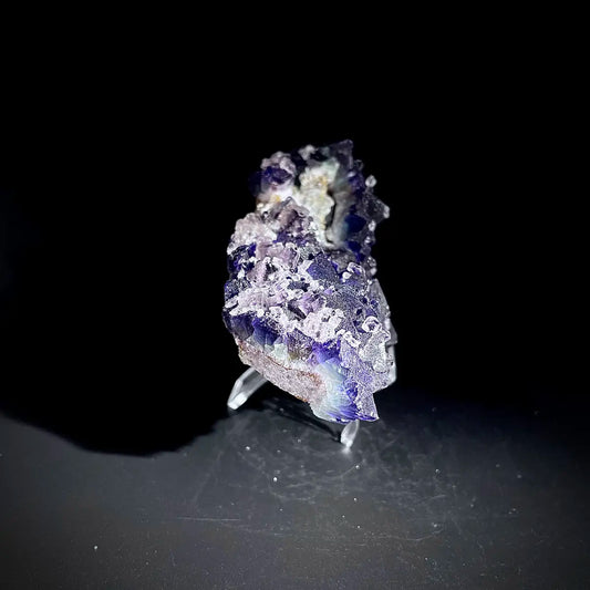 Natural Purple Fluorite Crystal Specimen | Zhejiang, China | 610g |16*8*4.5cm
