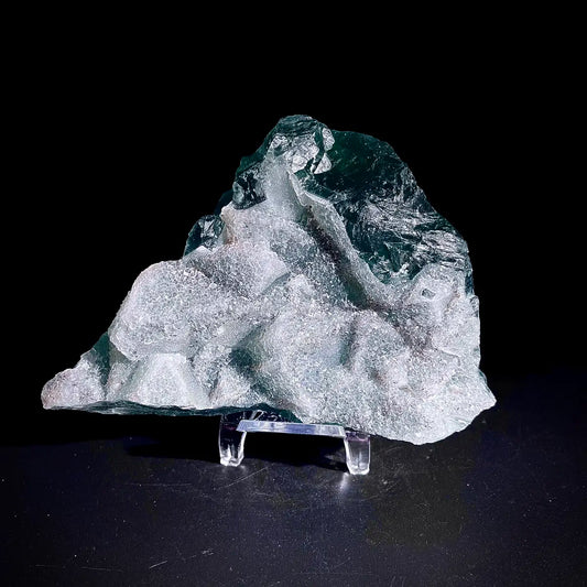 Natural Octahedral Sugar Fluorite | Zhejiang, China |550g |12.5*8.5*3.5cm