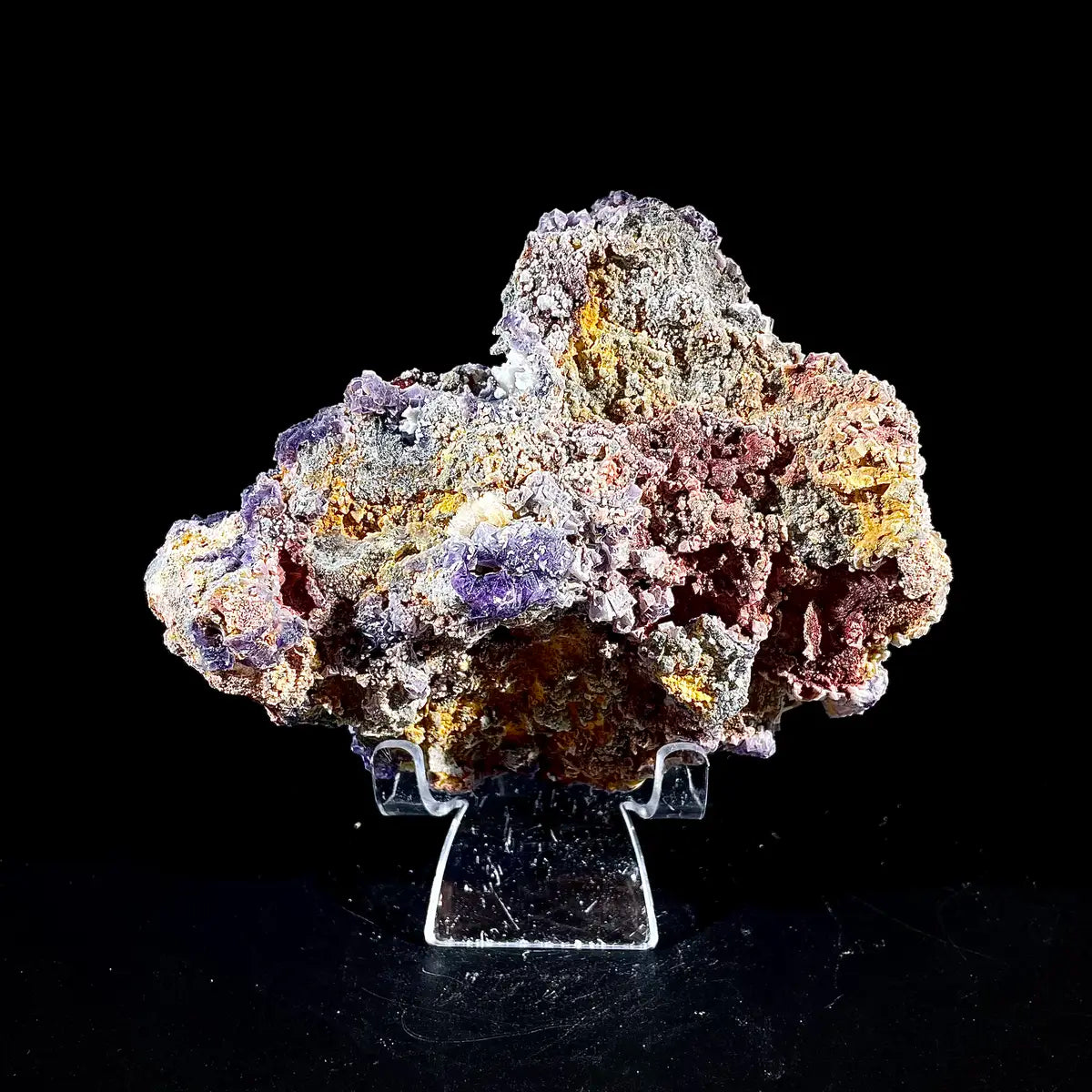 Natural Octahedral Sugar Fluorite | Zhejiang, China | 460g |13*11*4cm