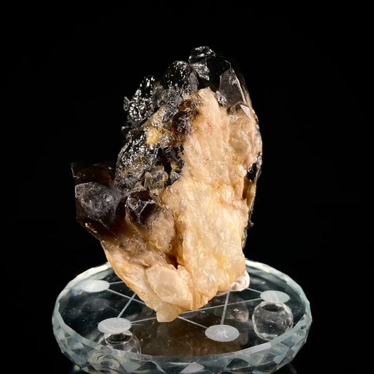 Natural Morion/Smoky Quartz Crystal Specimen | 480 g | 9*9*6.5 cm | Quartz Minerals | Madagascar