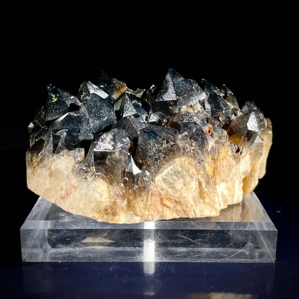 Natural Black Quartz Crystal Specimen | 2230 g | 15.5*15*8 cm | Quartz Minerals | Brazil/Madagascar