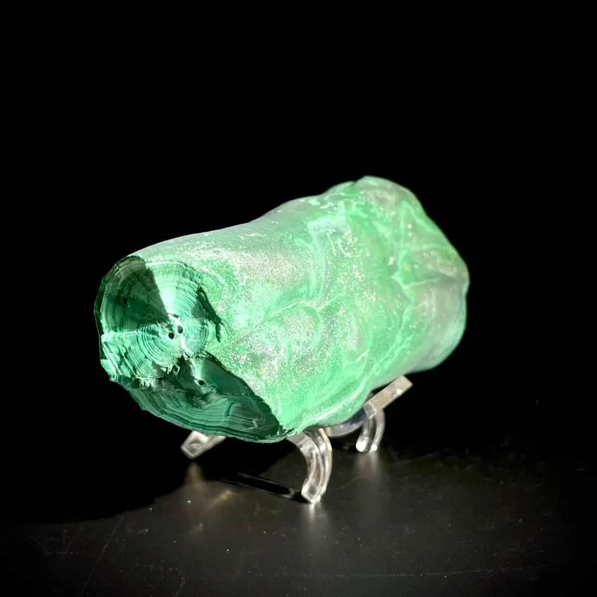 Natural Stalactitic Malachite Specimen | Katanga, DR Congo | 220 g | 10*4.5*2.5 cm