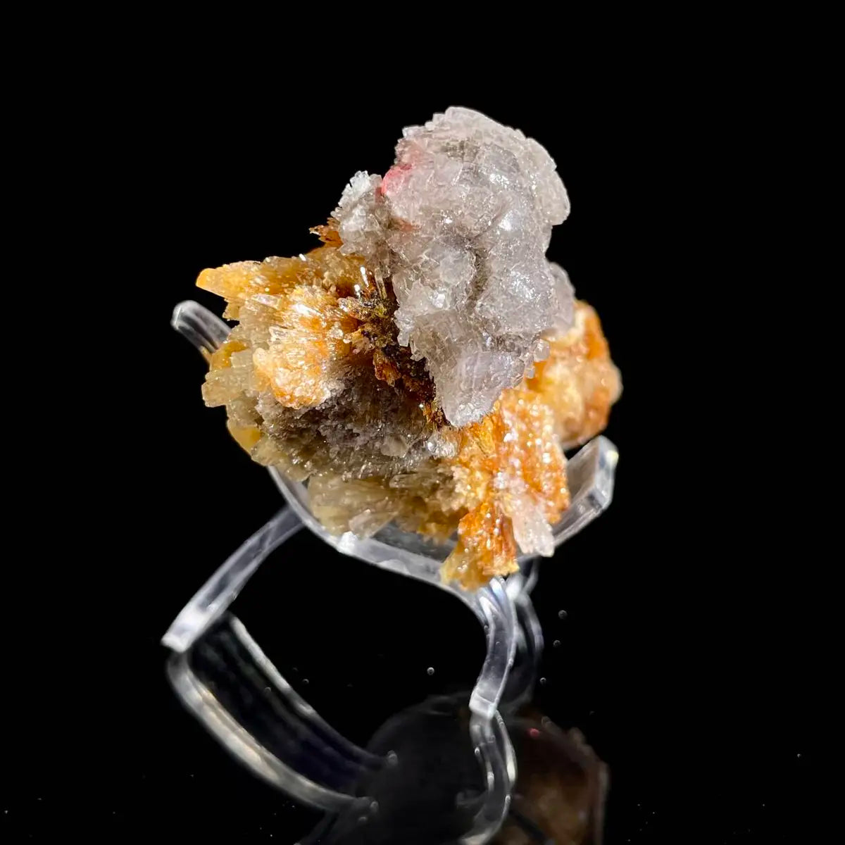 Natural Creedite with Selenite – Guizhou, China – 110 g – 8.5*4.5*4 cm