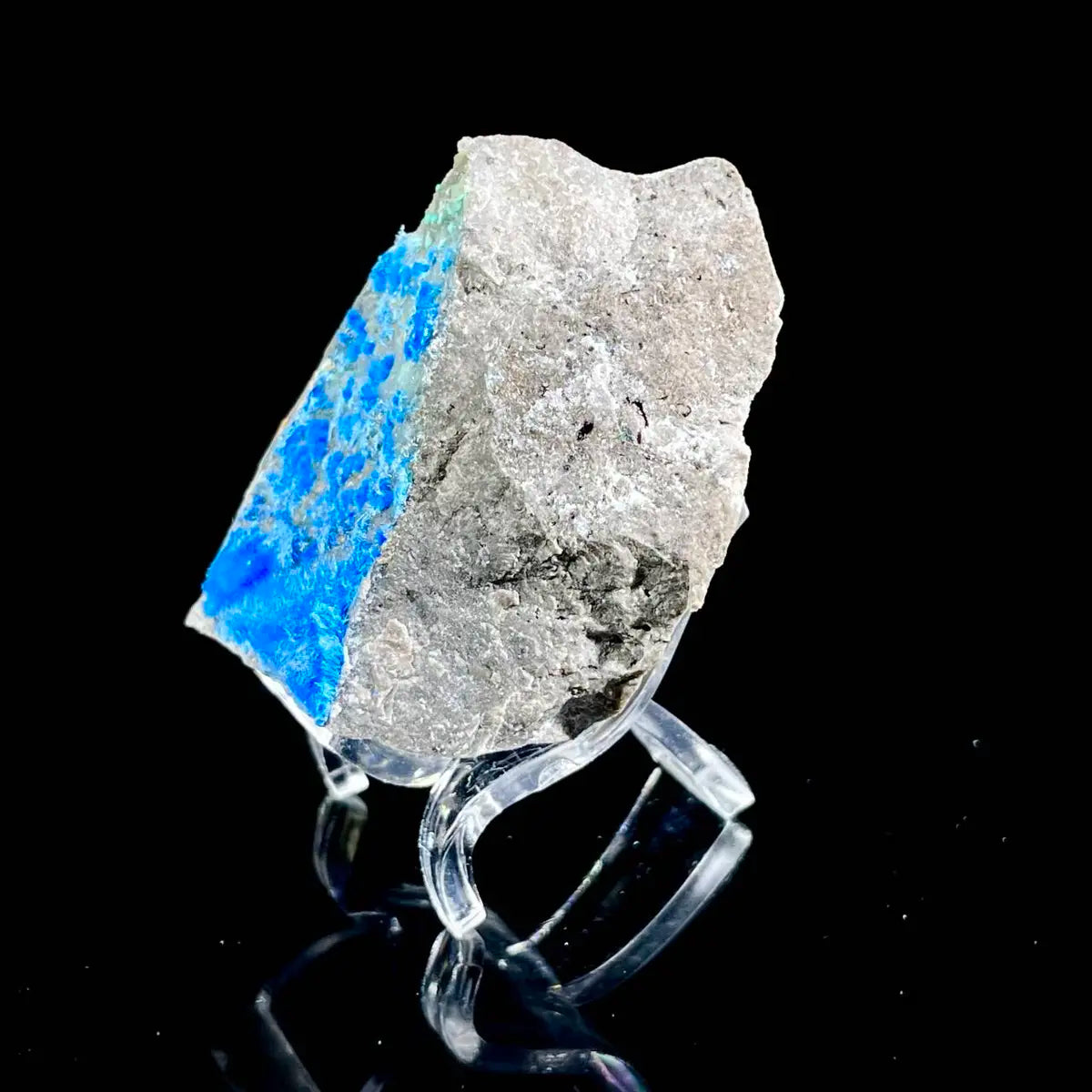 Natural Cyanotrichite Mineral Specimen | 70 g | 5*5*2.5 cm | Cyanotrichite Minerals | Morocco/DRC