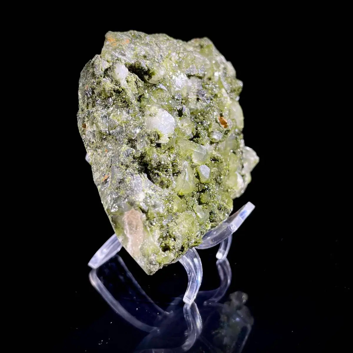 Natural Turkish Epidote with Quartz Specimen | Turkey | 340 g | 9*7*3 cm