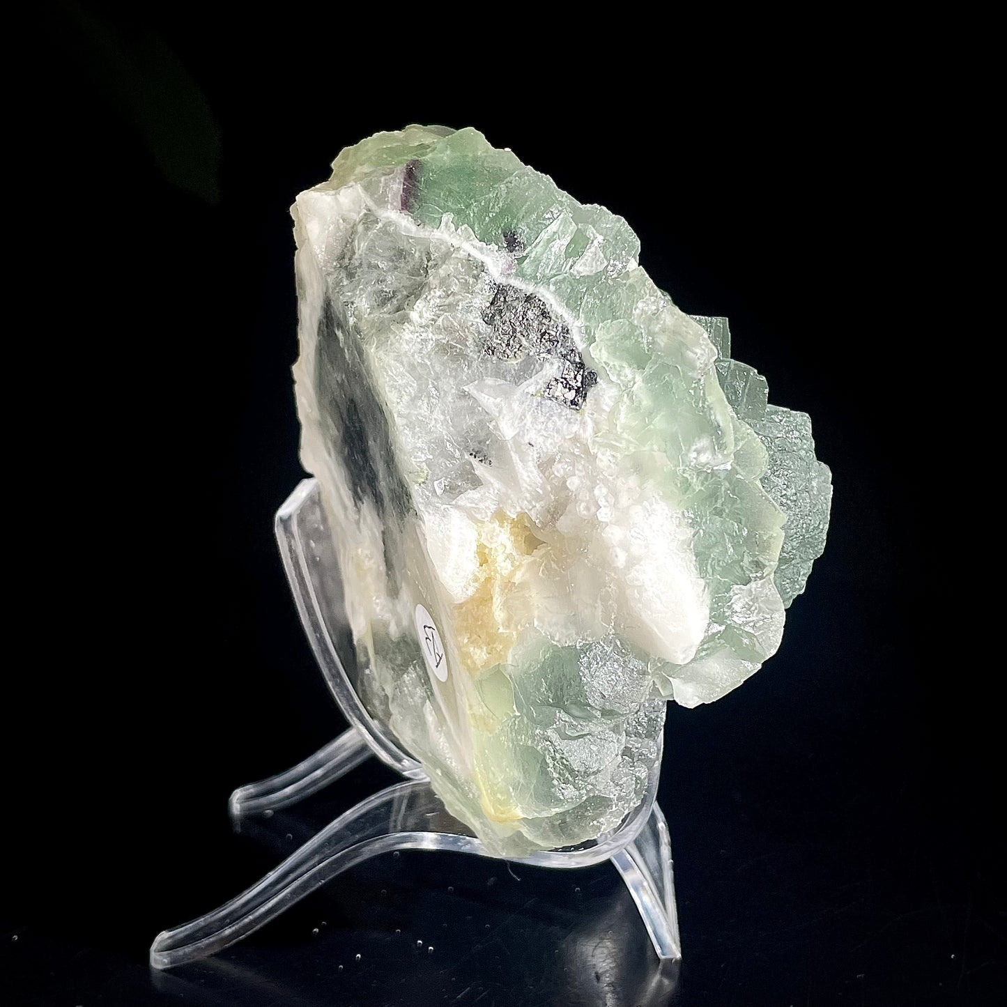 Natural Green Fluorite Crystal Specimen | Hunan, China | 770g | 10*10*6cm