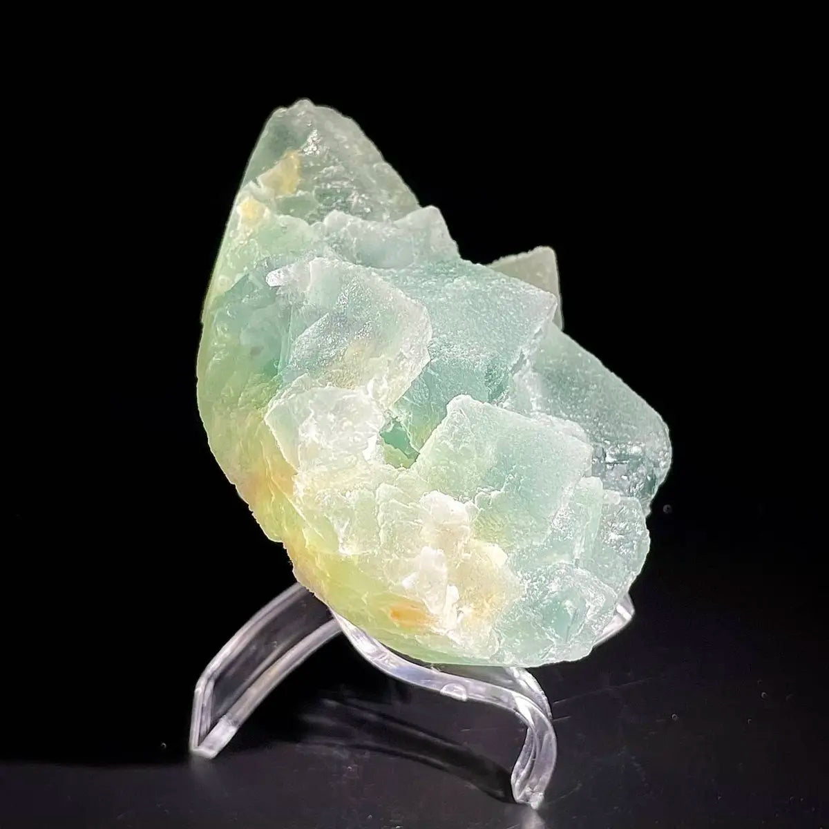 Natural Green Fluorite Crystal Specimen | Hunan, China |410g | 11*7.5*4cm