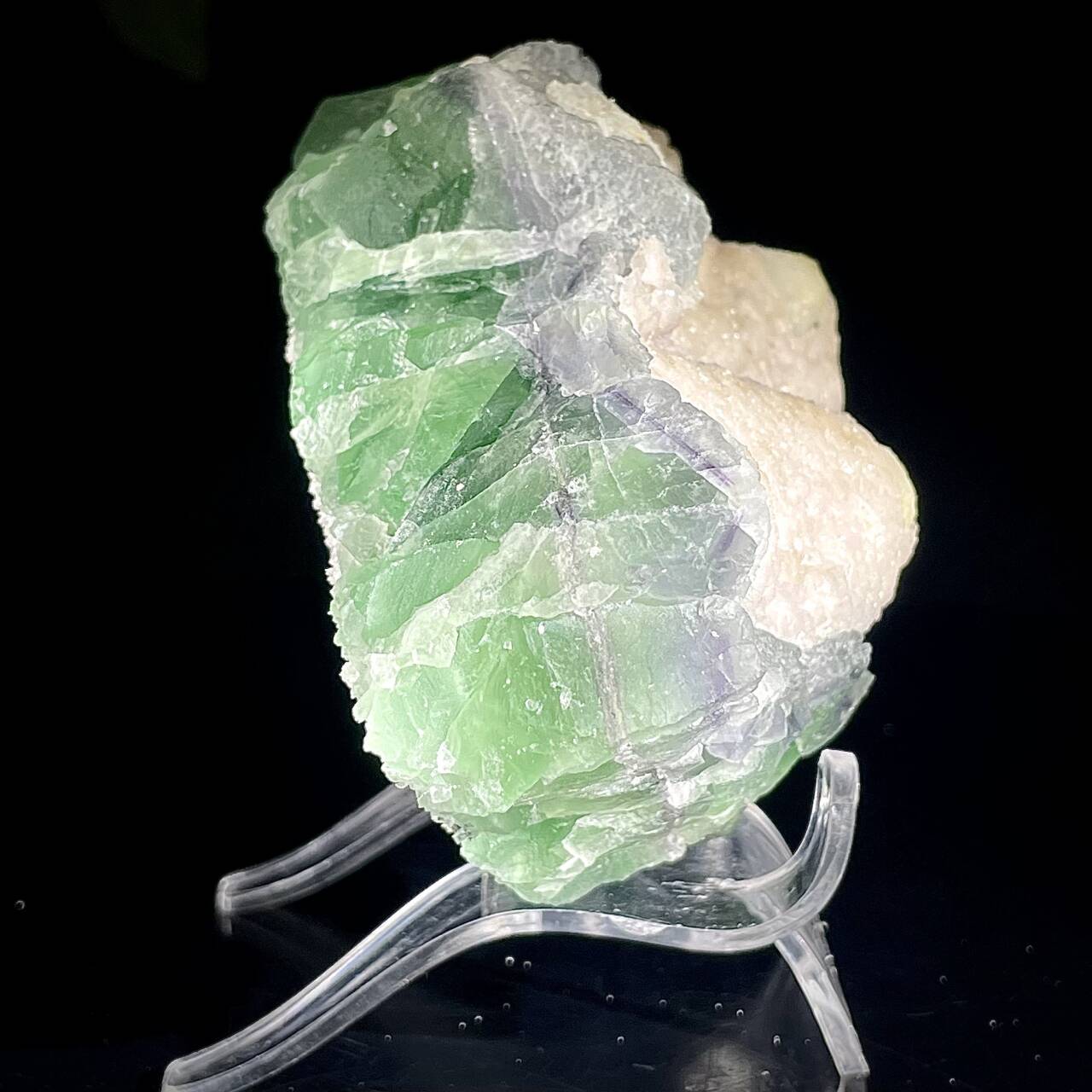 Natural Green Fluorite Crystal Specimen | Hunan, China | 870g | 12*9*5cm