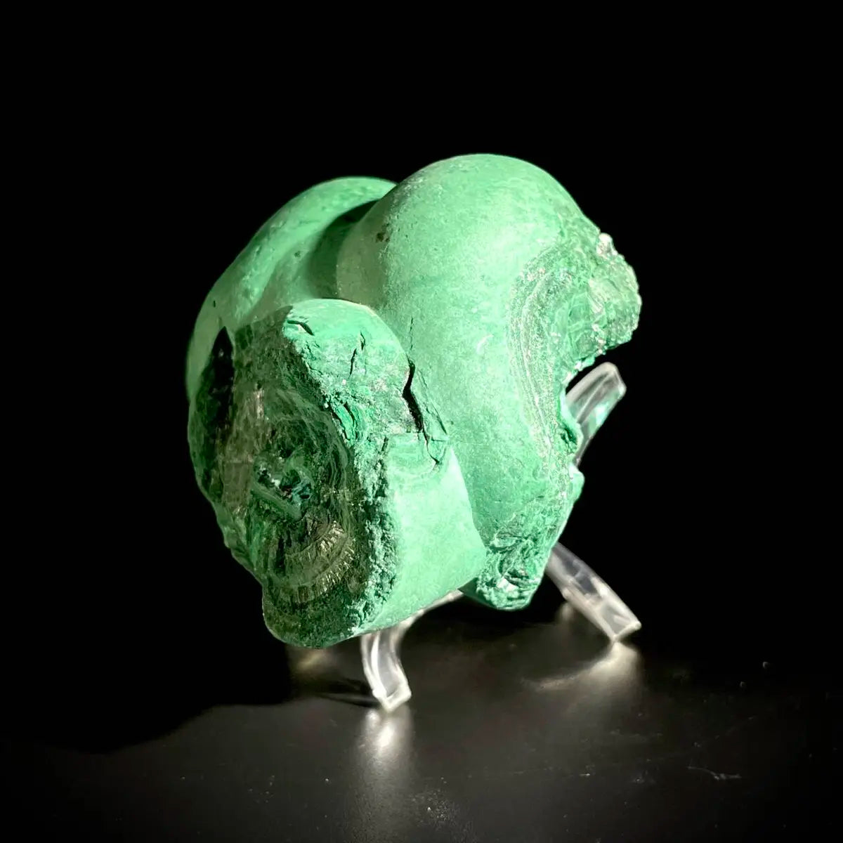Natural Stalactitic Malachite Specimen | Katanga, DR Congo | 190 g | 7*4.5*3.5  cm
