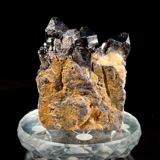 Natural Black Quartz Crystal Specimen | 360 g | 8*6*5 cm | Quartz Minerals | Brazil/Madagascar