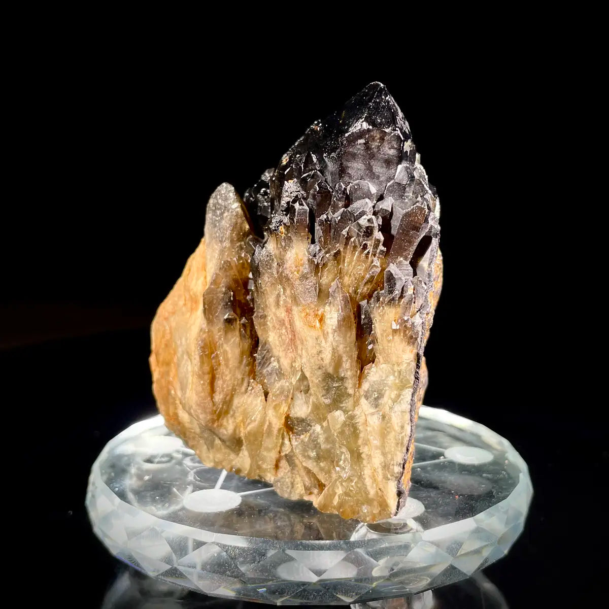 Natural Black Quartz Crystal Specimen | 360 g | 8*6*5 cm | Quartz Minerals | Brazil/Madagascar