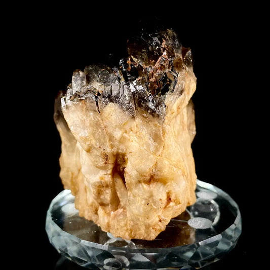 Natural Morion/Smoky Quartz Crystal Specimen | 640 g | 9.5*9*7 cm | Quartz Minerals | Madagascar