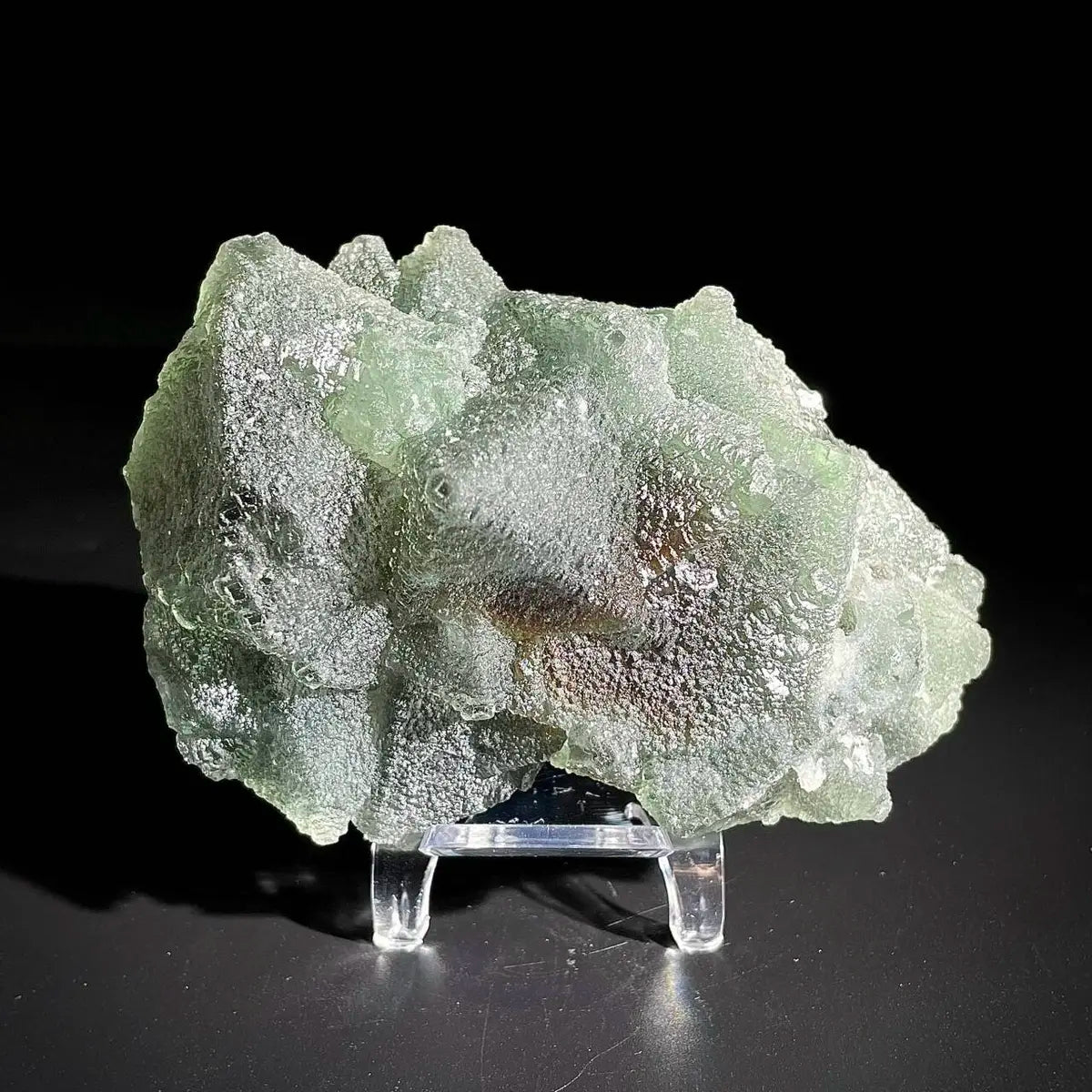 Natural Green Fluorite Crystal Specimen | Hunan, China | 500g | 11*7.5*5.5cm