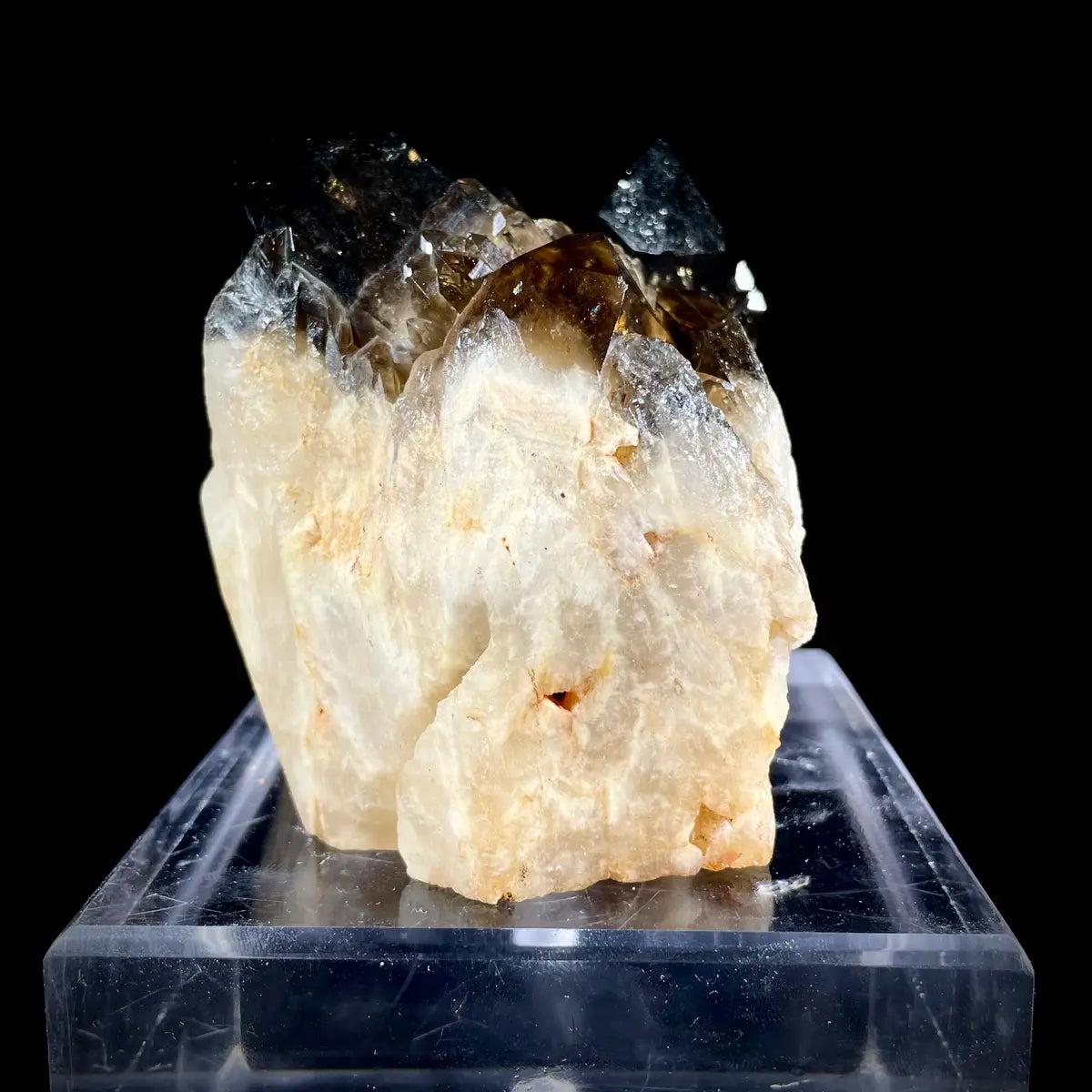Natural Morion/Smoky Quartz Crystal Specimen | 840 g | 10.5*6*8 cm | Quartz Minerals | Madagascar