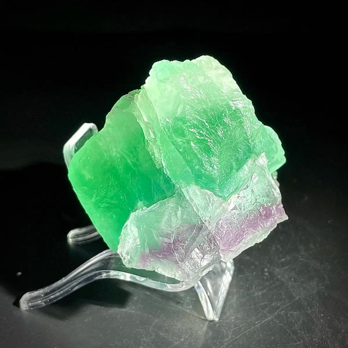 Natural Green Fluorite Crystal Specimen | Hunan, China | 260g | 8.5*5.5*5cm