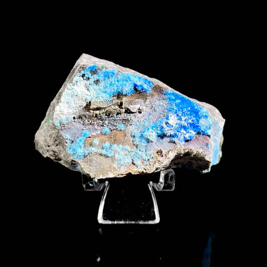 Natural Cyanotrichite Mineral Specimen | 90 g | 6*4*3 cm | Cyanotrichite Minerals | Morocco/DRC