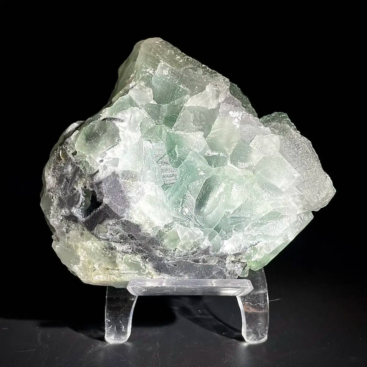 Natural Green Fluorite Crystal Specimen | Hunan, China | 690g | 10*9.5*6.5cm