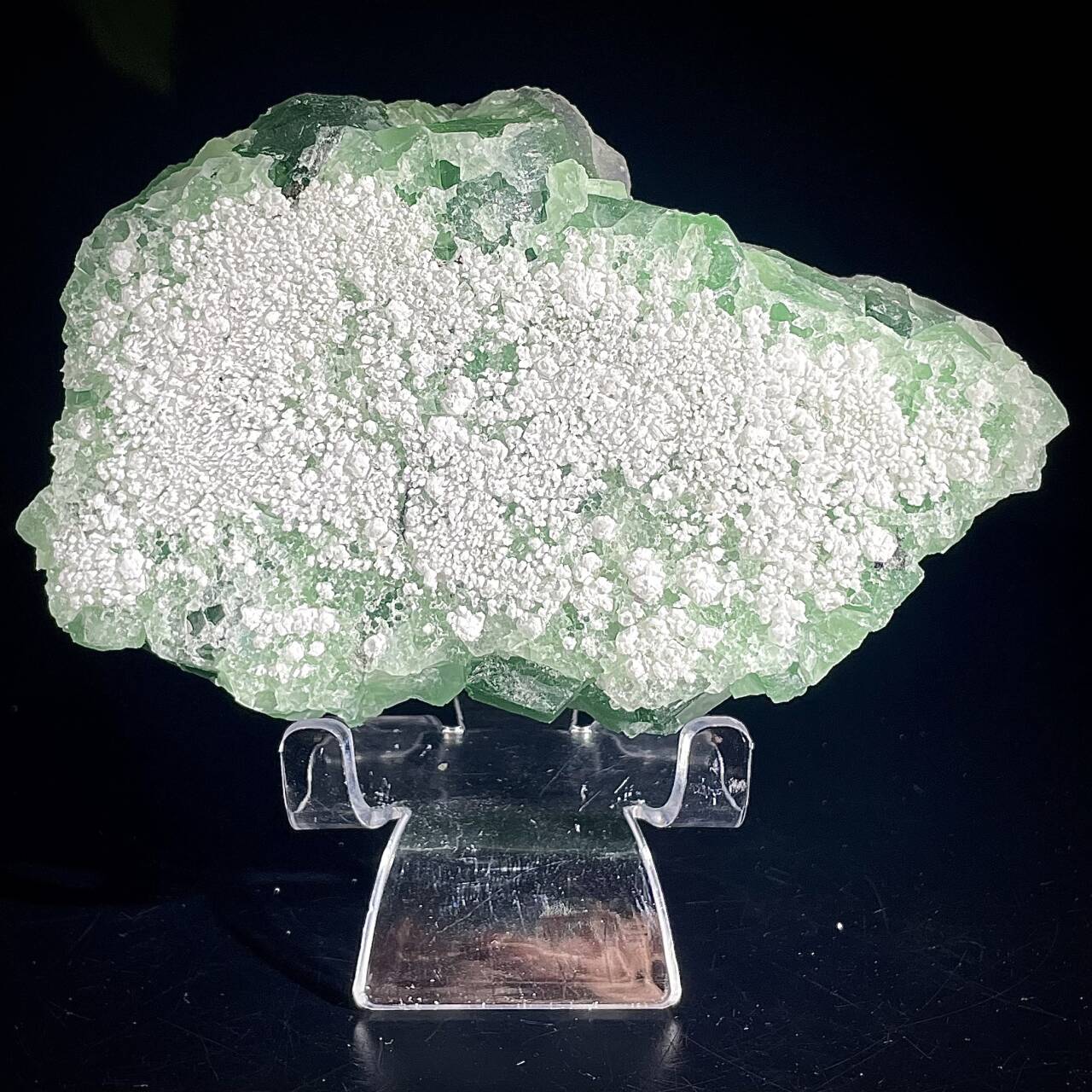 Natural Green Fluorite Crystal Specimen | Hunan, China | 870g | 12*9*5cm