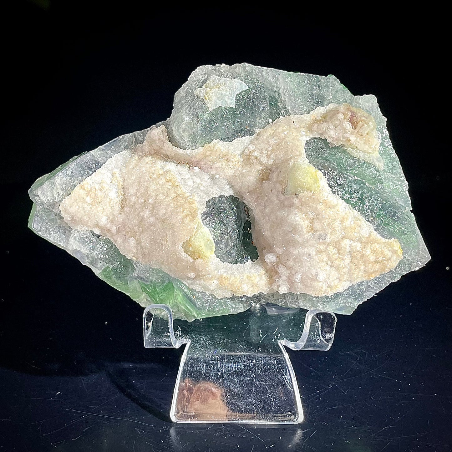 Natural Green Fluorite Crystal Specimen | Hunan, China | 870g | 12*9*5cm