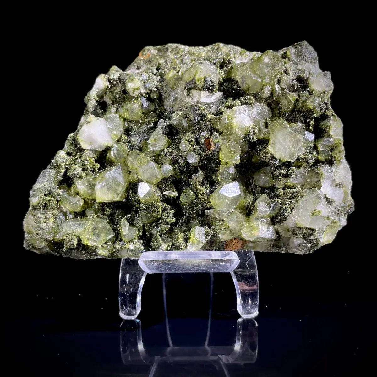 Natural Turkish Epidote with Quartz Specimen | Turkey | 340 g | 9*7*3 cm
