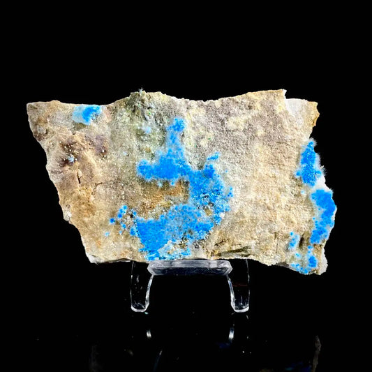 Natural Cyanotrichite Mineral Specimen | 260g |  11*6*2cm | Cyanotrichite Minerals | Morocco/DRC