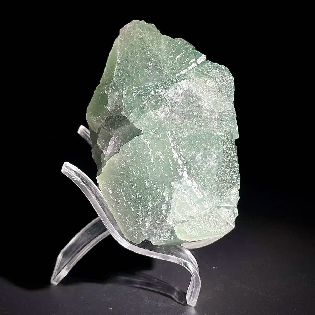 Natural Green Fluorite Crystal Specimen | Hunan, China | 690g | 10*9.5*6.5cm