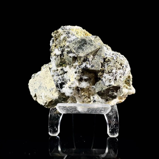 Natural Peruvian Chalcopyrite Mineral Specimen | 400 g | 8.5*7.5*5.5 cm | Sulfide Minerals | Peru