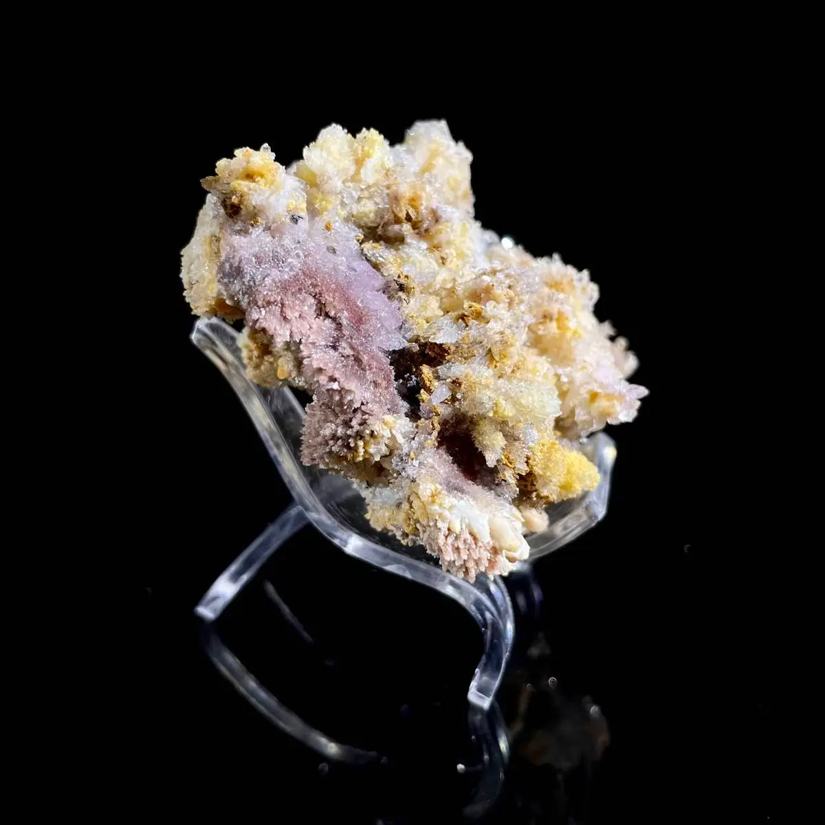 Natural Creedite with Selenite – Guizhou, China – 110 g – 8*6*3.5 cm