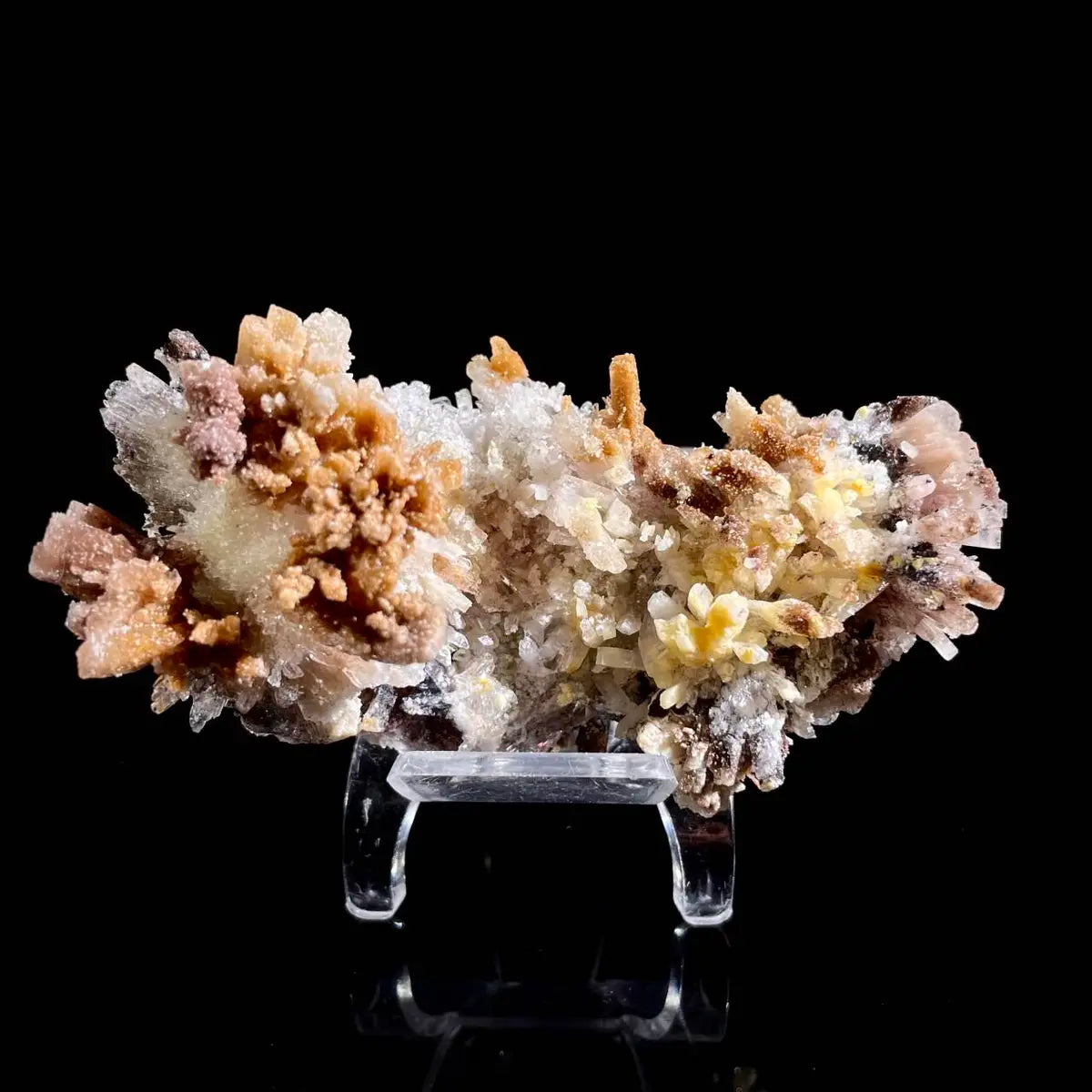 Natural Creedite with Selenite – Guizhou, China – 100 g – 9.5*4*4.5 cm